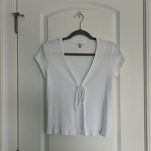 NEVER WORN: White Brandy Melville Greta Top